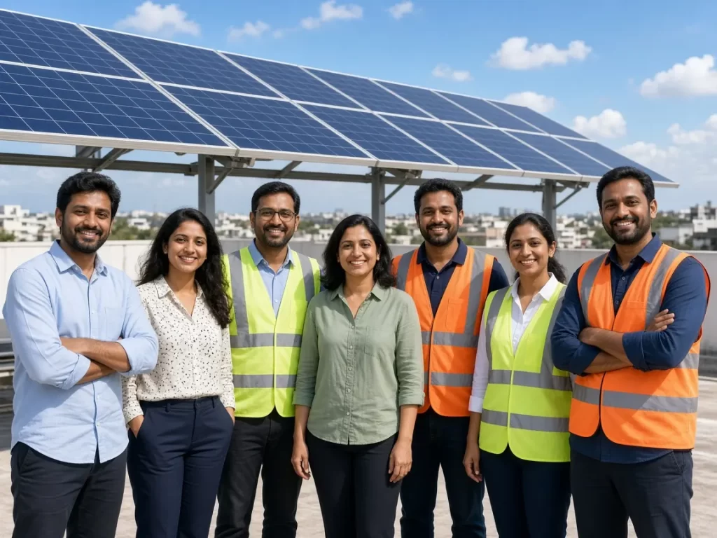 Solar vendors team